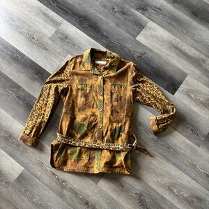 Pilcro x Anthropologie Belted Utility Jacket